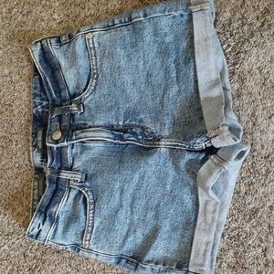 Jean shorts, originally from target wild fable, size 00, girls.